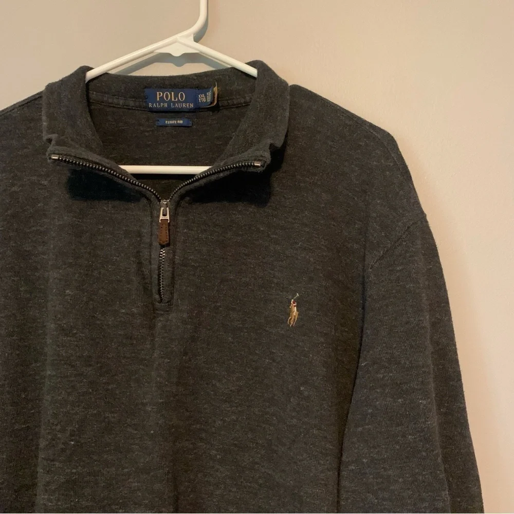 POLO RALPH LAUREN Men’s Estate Rib Quarter-Zip Sweater